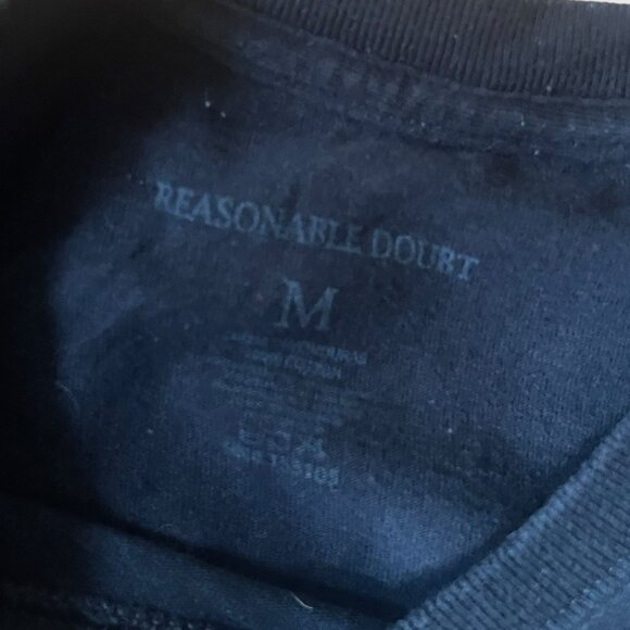 Notorious BIG and Jay Z Black Cropped Tee Shirt Medium - Picture 7 of 10